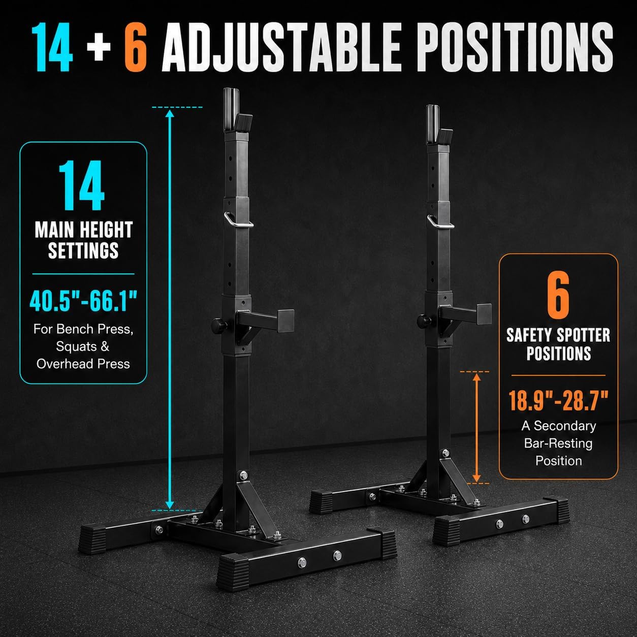 Adjustable Squat Rack Stands f - đánh giá và giá Home Gym Portable