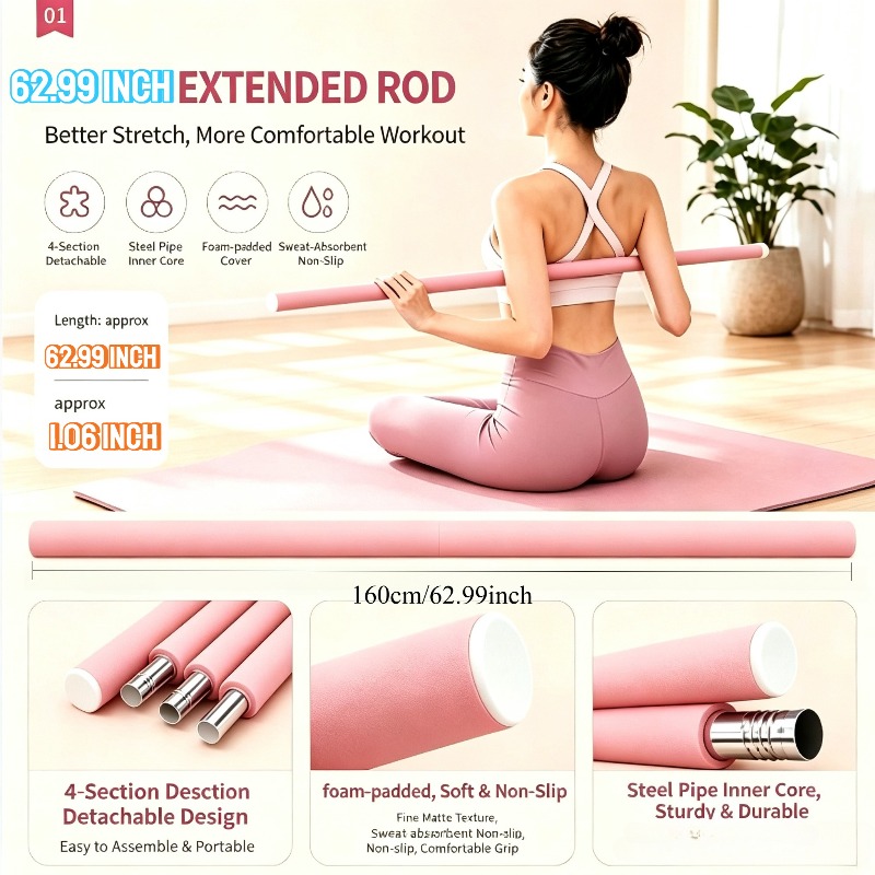 Detachable Body Stretching Sti - đánh giá và giá Home Gym Yoga