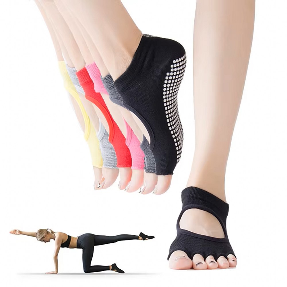 Backless Five Toe Yoga Socks O - đánh giá và giá Home Gym Yoga